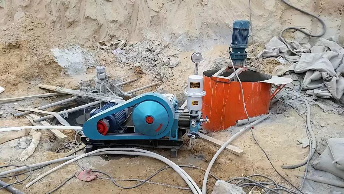 张港镇顶管注浆