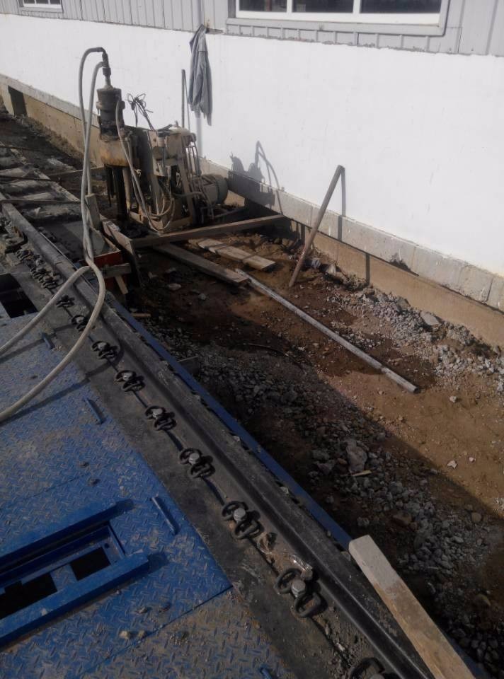 张港镇注浆治理铁路高路基沉陷病害